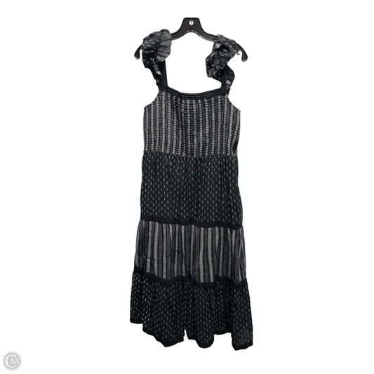 Dress Casual Midi By Vineyard Vines In Black & White, Size: Xl