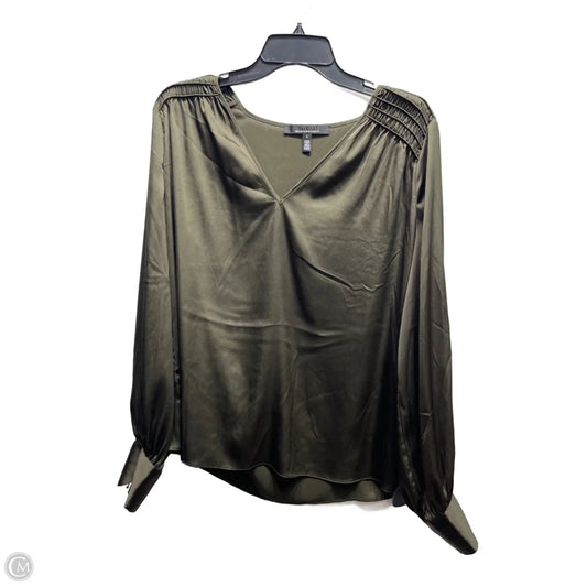 Top Long Sleeve By White House Black Market In Green, Size: L