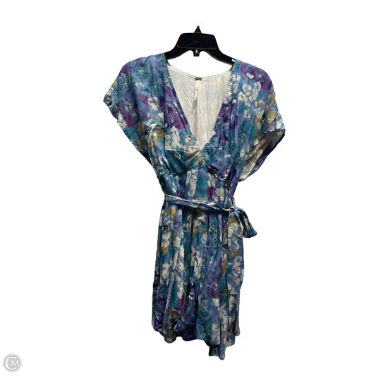 Dress Casual Short By Free People In Blue & Purple, Size: S