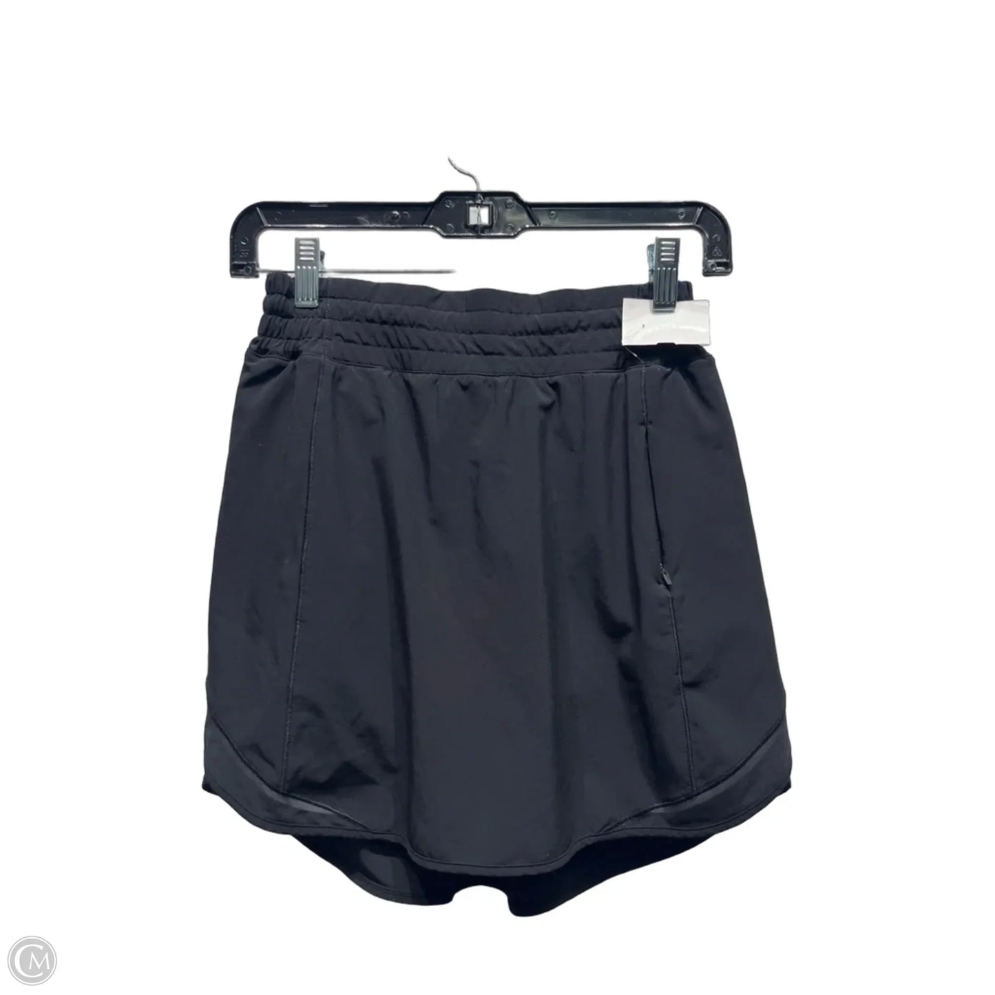 Athletic Skort By Lululemon In Black, Size: S