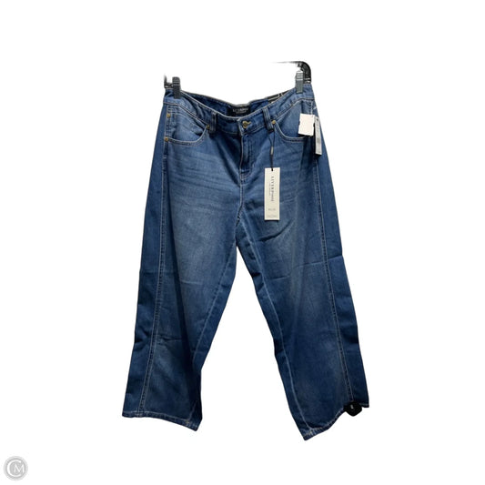 Jeans Cropped By Liverpool In Blue Denim, Size: 6