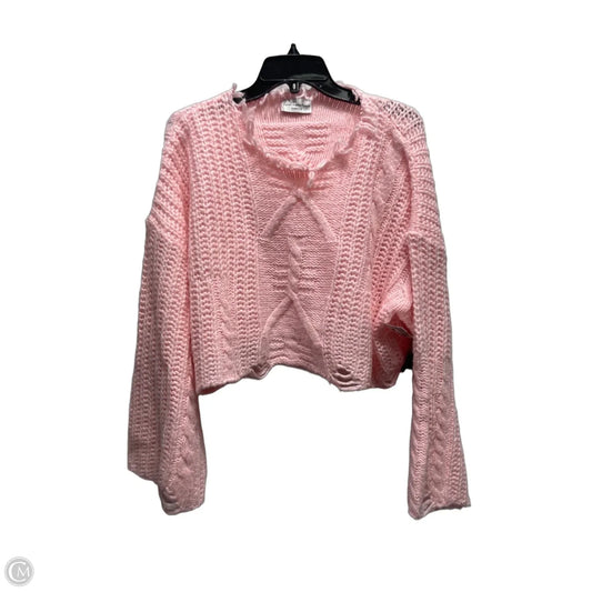 Sweater By THE NEW ENGLAND FLORIDIAN  In Pink, Size: S