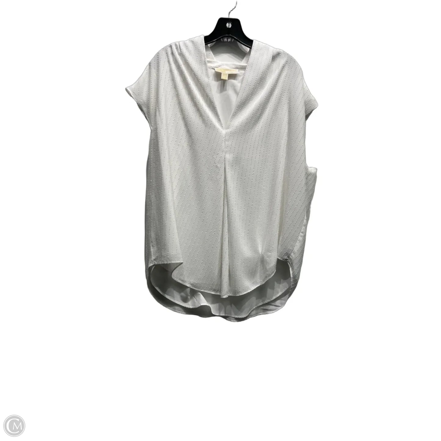 Top Sleeveless By Michael By Michael Kors In White, Size: 1x
