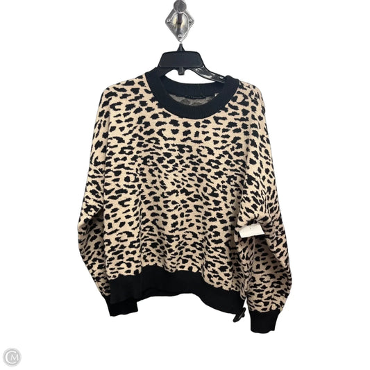 Sweater By Tahari In Animal Print, Size: Xl