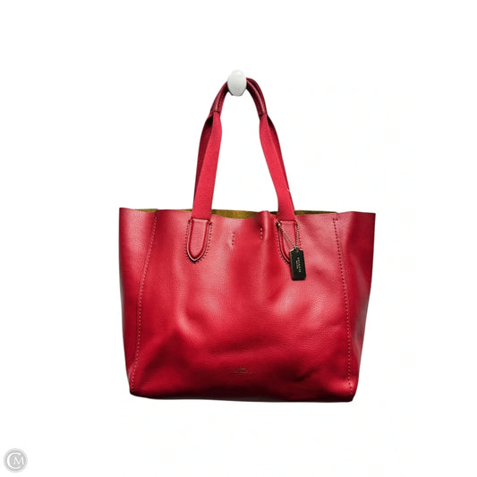 Tote Designer By Coach, Size: Large