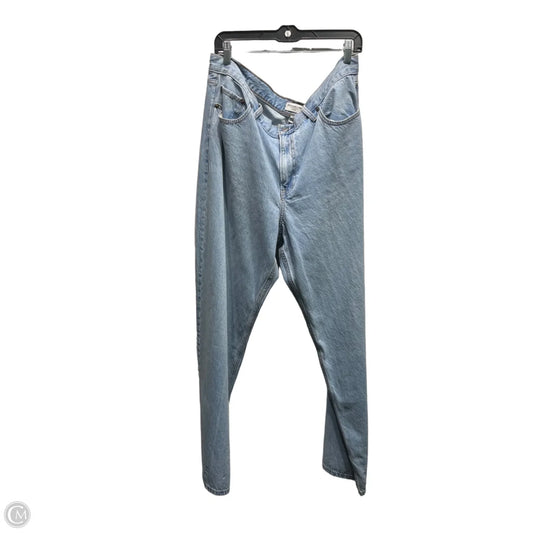 Jeans Wide Leg By Abercrombie And Fitch In Blue Denim, Size: 16