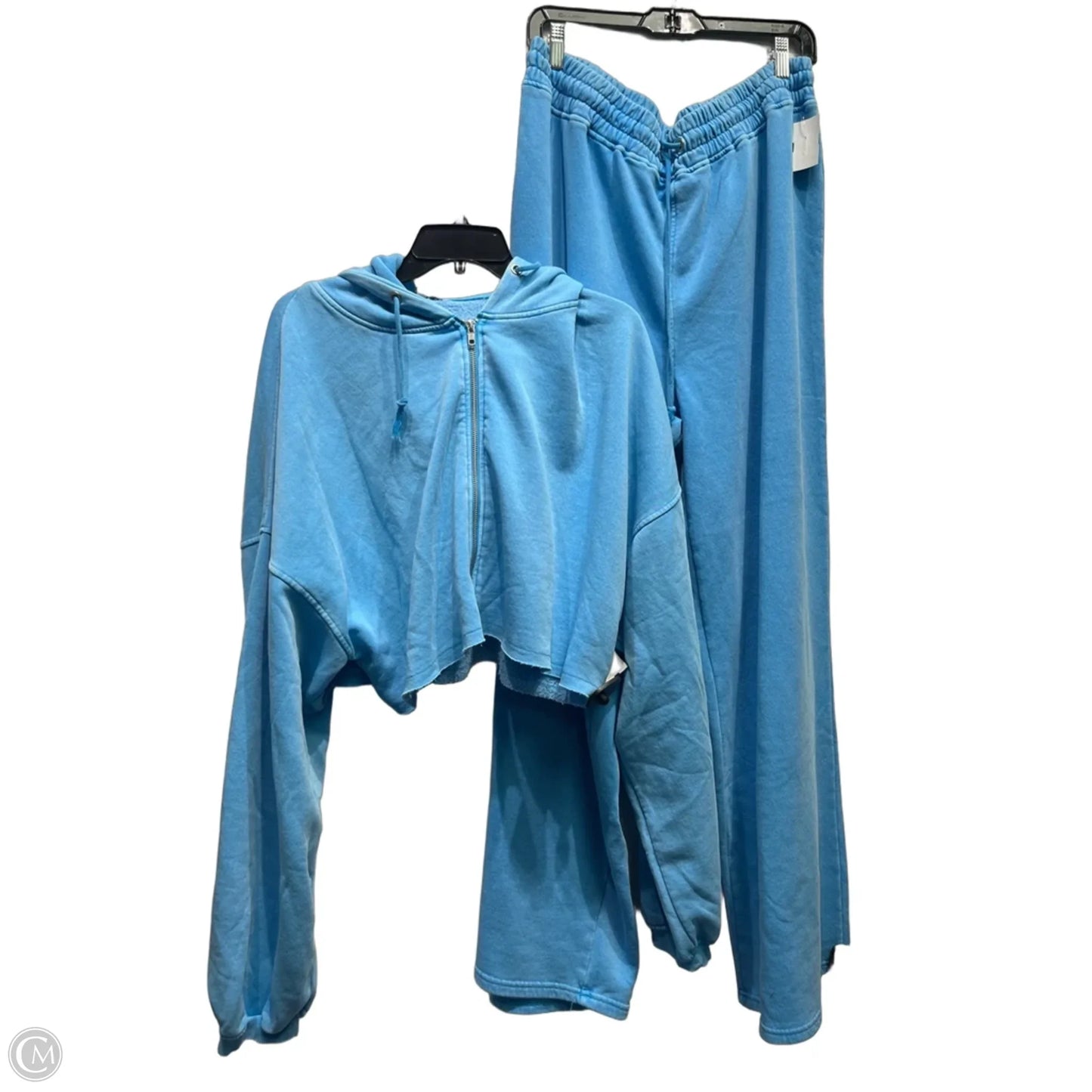 Pants Set 2pc By Fashion Nova In Blue, Size: 1x