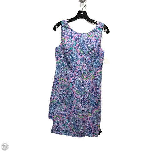 Dress Designer By Lilly Pulitzer In Blue & Purple, Size: 0