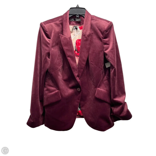 Blazer By White House Black Market In Maroon, Size: 14