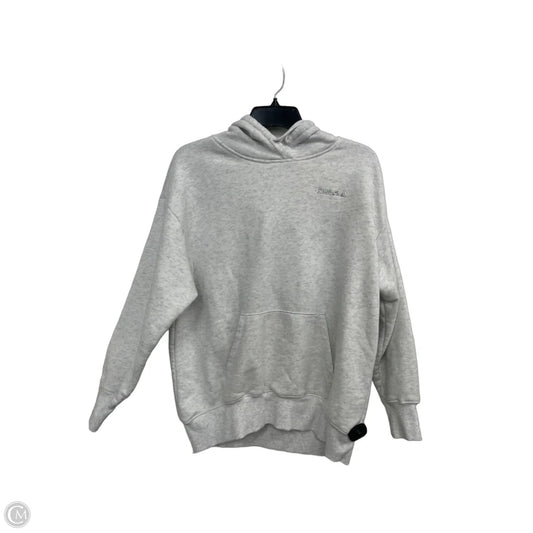 Sweatshirt Hoodie By Reebok In Grey, Size: S