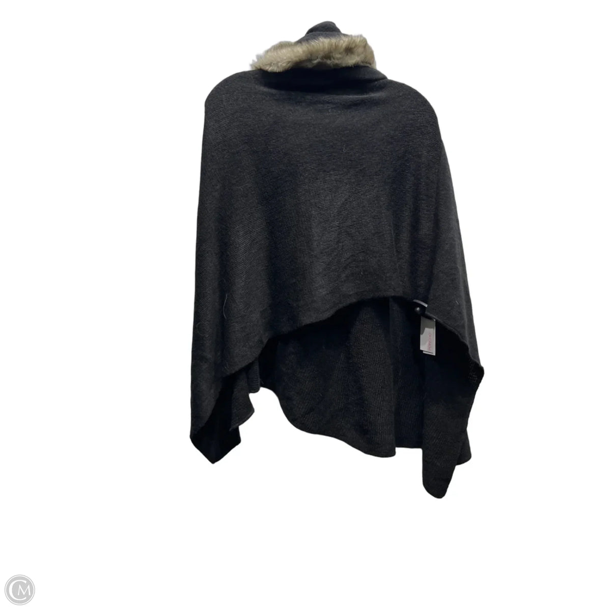 Poncho By Capelli In Black, Size: Osfm