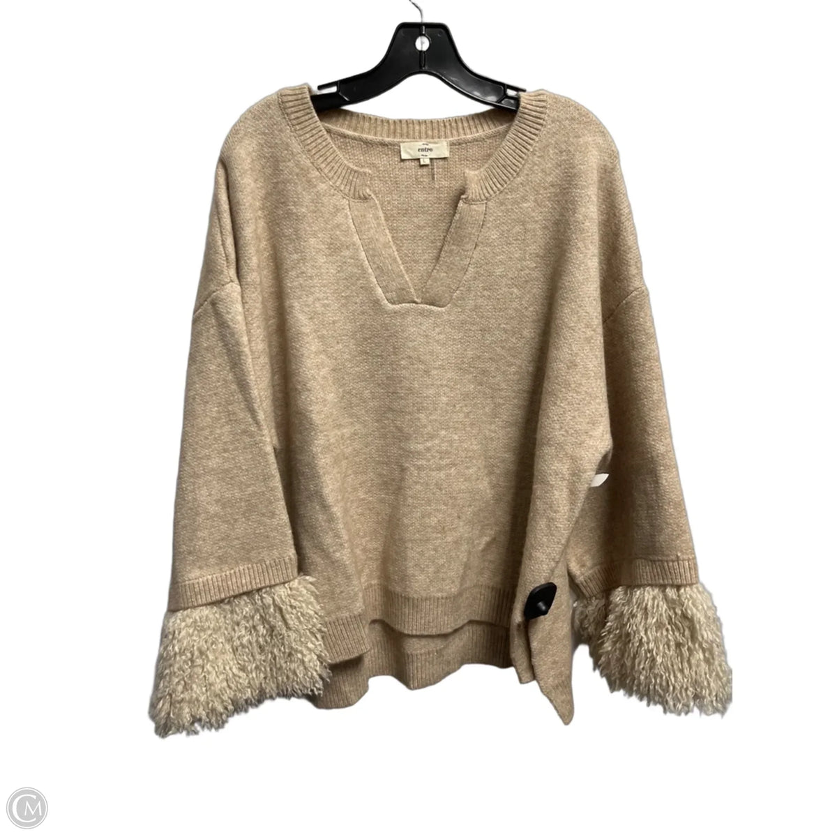 Sweater By Entro In Tan, Size: L