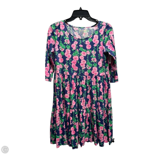 Dress Designer By Lilly Pulitzer In Blue & Pink, Size: Xs