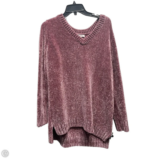 Sweater By Orvis In Purple, Size: Xl