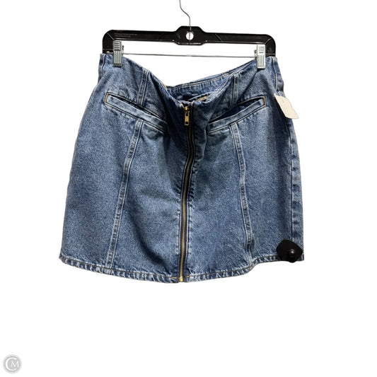 Skirt Mini & Short By Old Navy In Blue Denim, Size: 14
