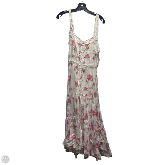 Dress Casual Maxi By Free People In Red & White, Size: S