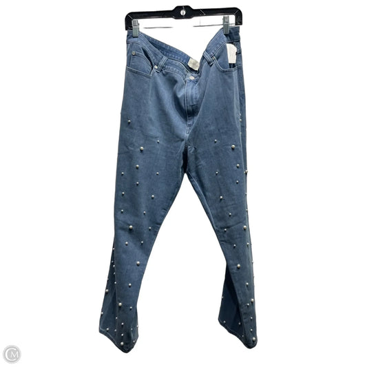 Jeans Skinny By Soft Surroundings In Blue Denim, Size: 18