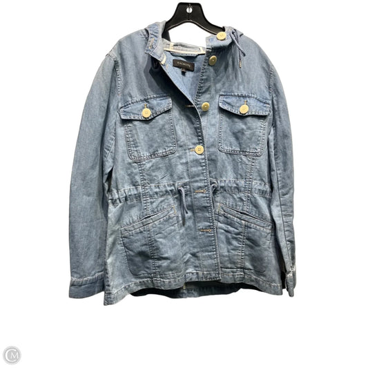 Jacket Denim By Talbots In Blue Denim, Size: S