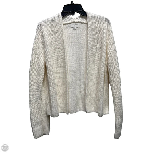 Sweater Cardigan By Banana Republic In Cream, Size: S