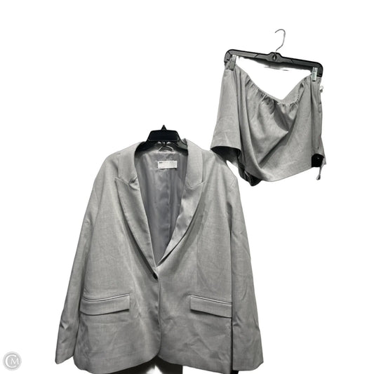 Skort 2pc Set By Asos In Grey, Size: L