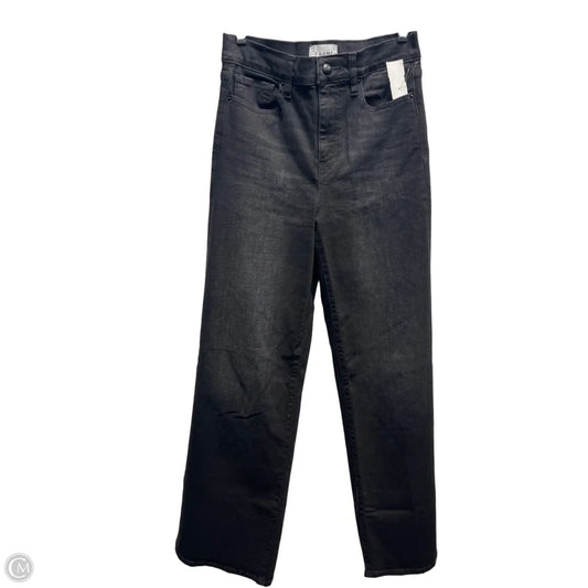 Jeans Wide Leg By Frame In Black Denim, Size: 6