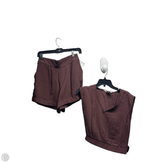 Shorts Set By A New Day In Brown, Size: Xs
