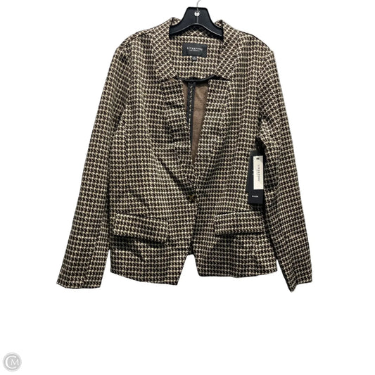 Blazer By Liverpool In Brown & Cream, Size: Xl