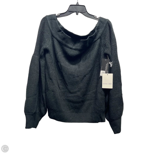 Sweater By Olivia Grey In Black, Size: Xl