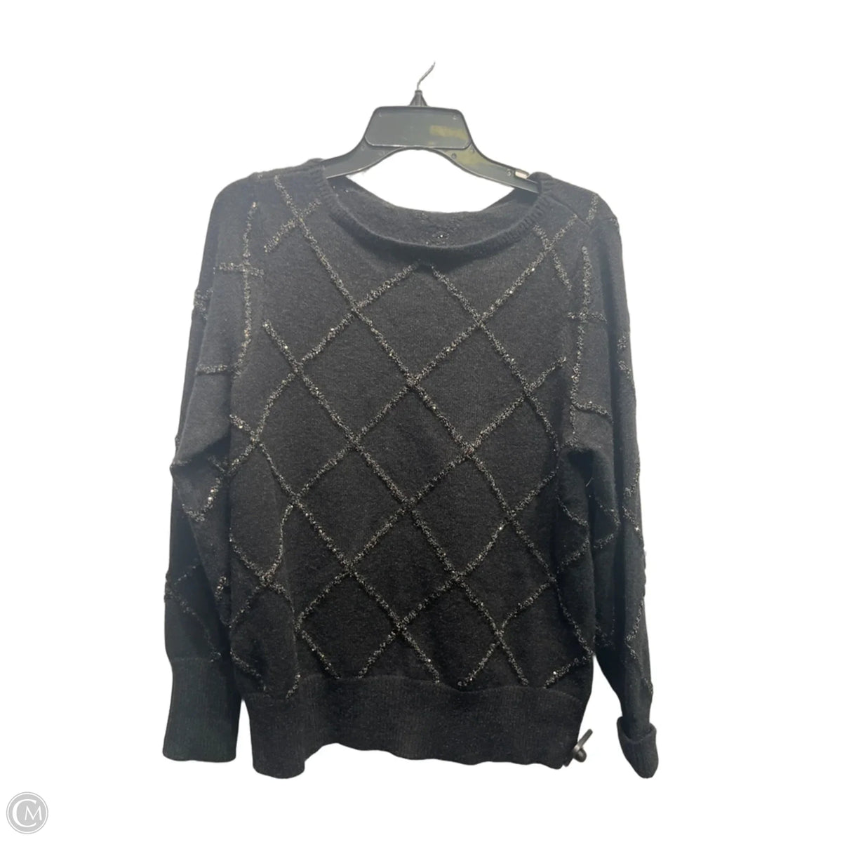 Sweater By Chicos In Black, Size: M