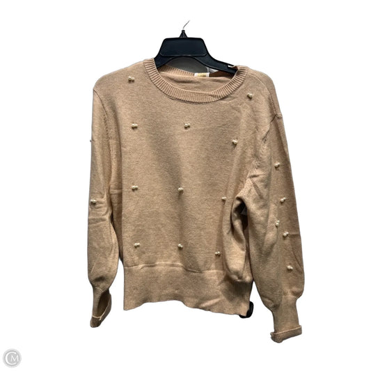 Sweater By Zac And Rachel In Tan, Size: M