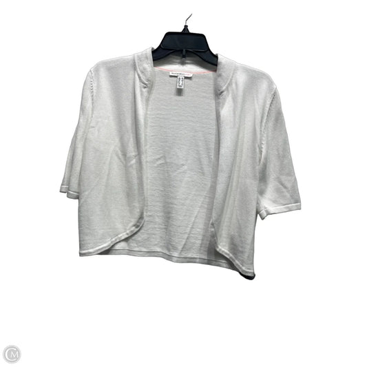 Cardigan By Isaac Mizrahi Live Qvc In White, Size: Xs