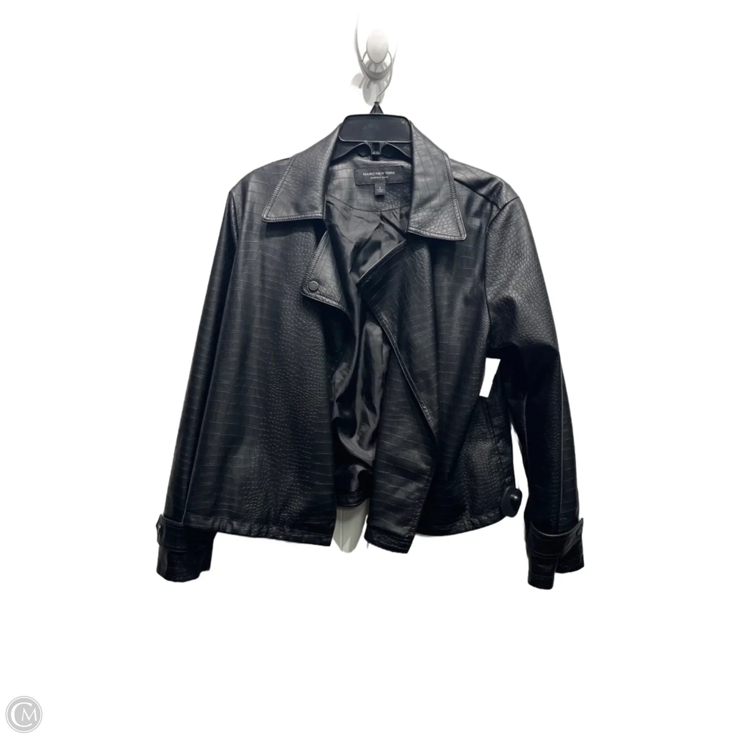 Jacket Leather By Marc New York In Black, Size: L