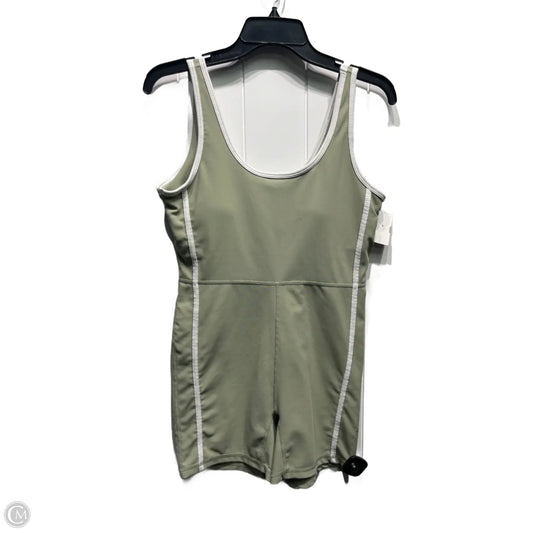 Romper By Wilo In Green & White, Size: L