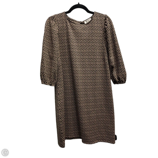 Dress Work By Loft In Black & Tan, Size: Lp