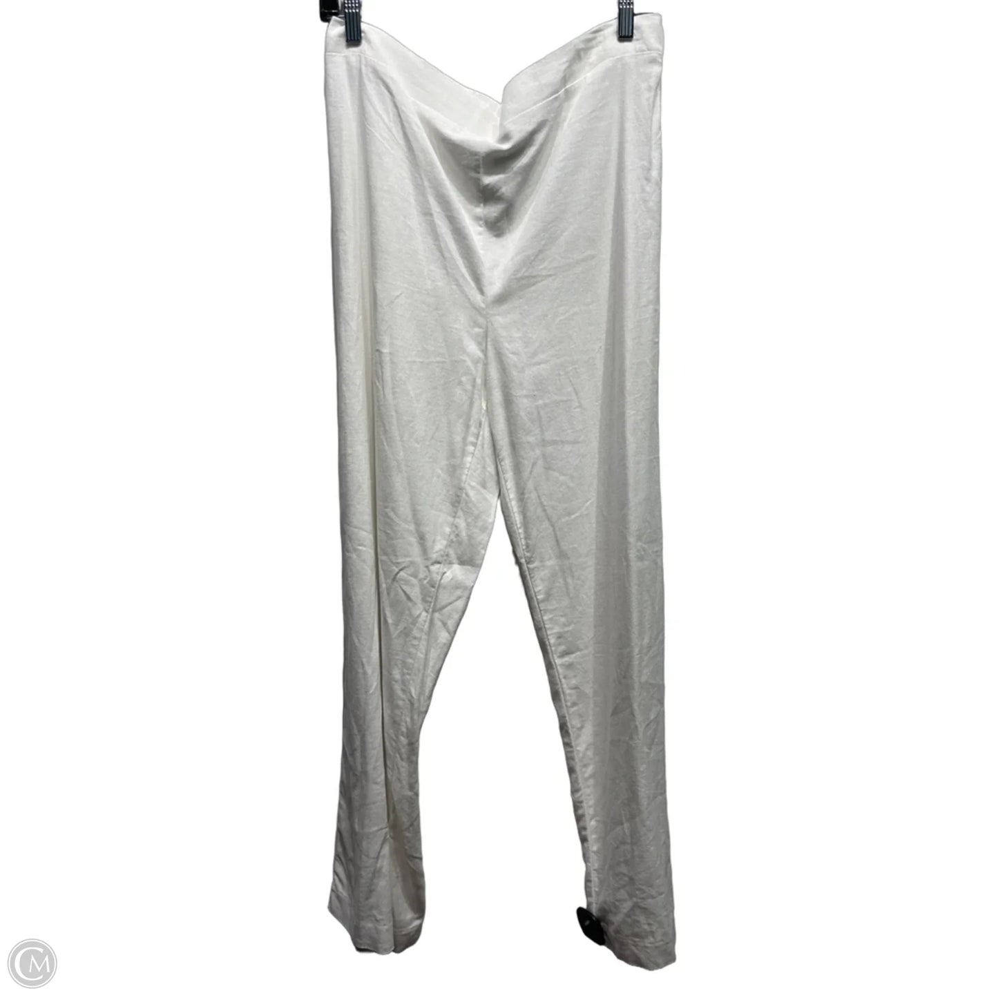 Pants Linen By Clothes Mentor In White, Size: L