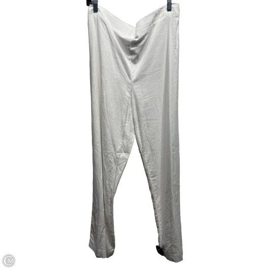 Pants Linen By Clothes Mentor In White, Size: L