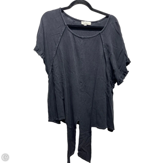 Top Short Sleeve By Umgee In Black, Size: Xl