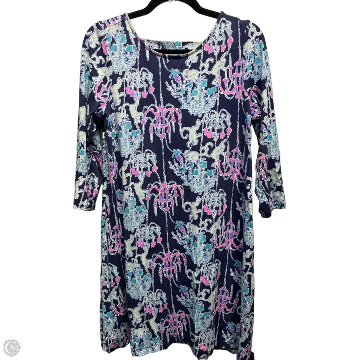 Dress Designer By Lilly Pulitzer In Blue & Pink, Size: L
