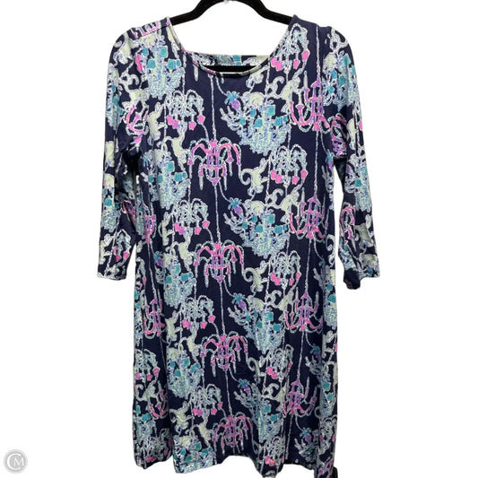 Dress Designer By Lilly Pulitzer In Blue & Pink, Size: L