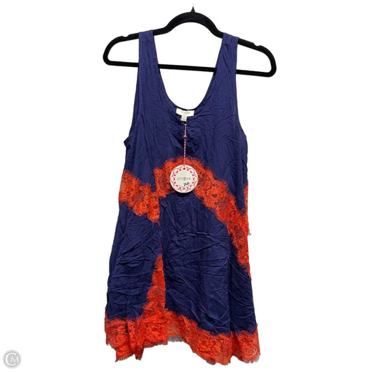 Top Sleeveless By Umgee In Blue & Orange, Size: M