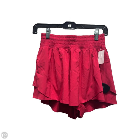 Athletic Shorts By Lululemon In Pink, Size: Xs