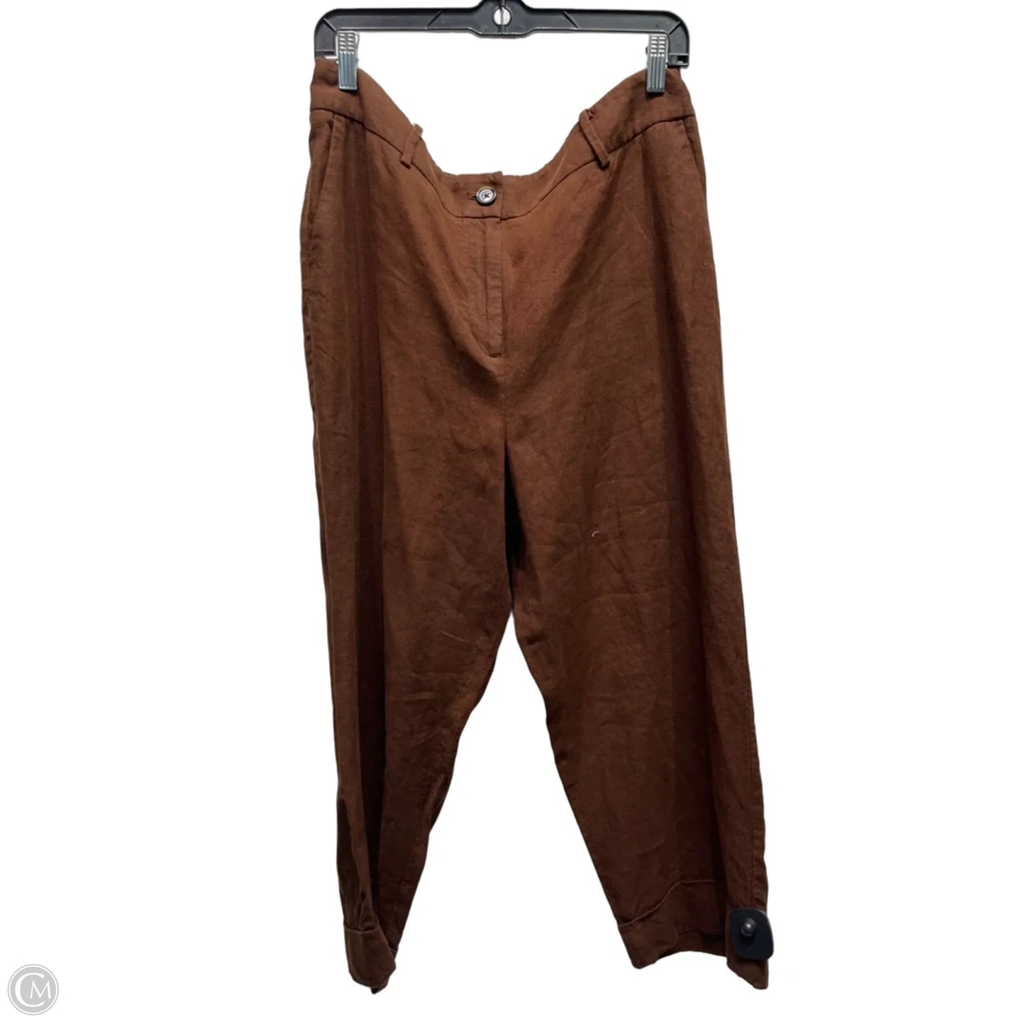 Pants Cropped By Talbots In Brown, Size: 14p