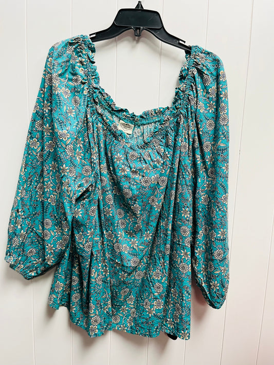 Top Long Sleeve By St Johns Bay  Size: 3x