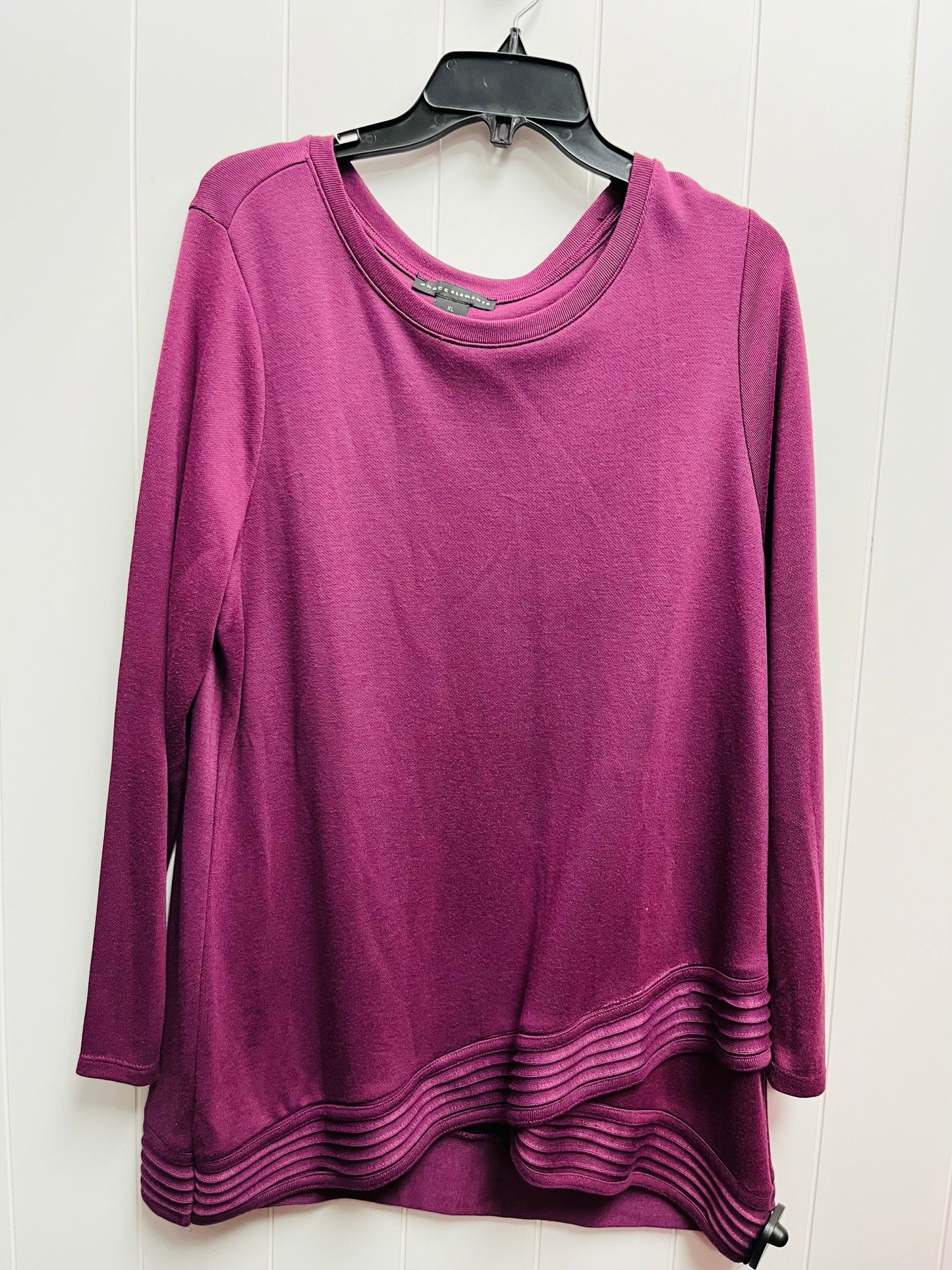 Top Long Sleeve By Grace Elements  Size: Xl