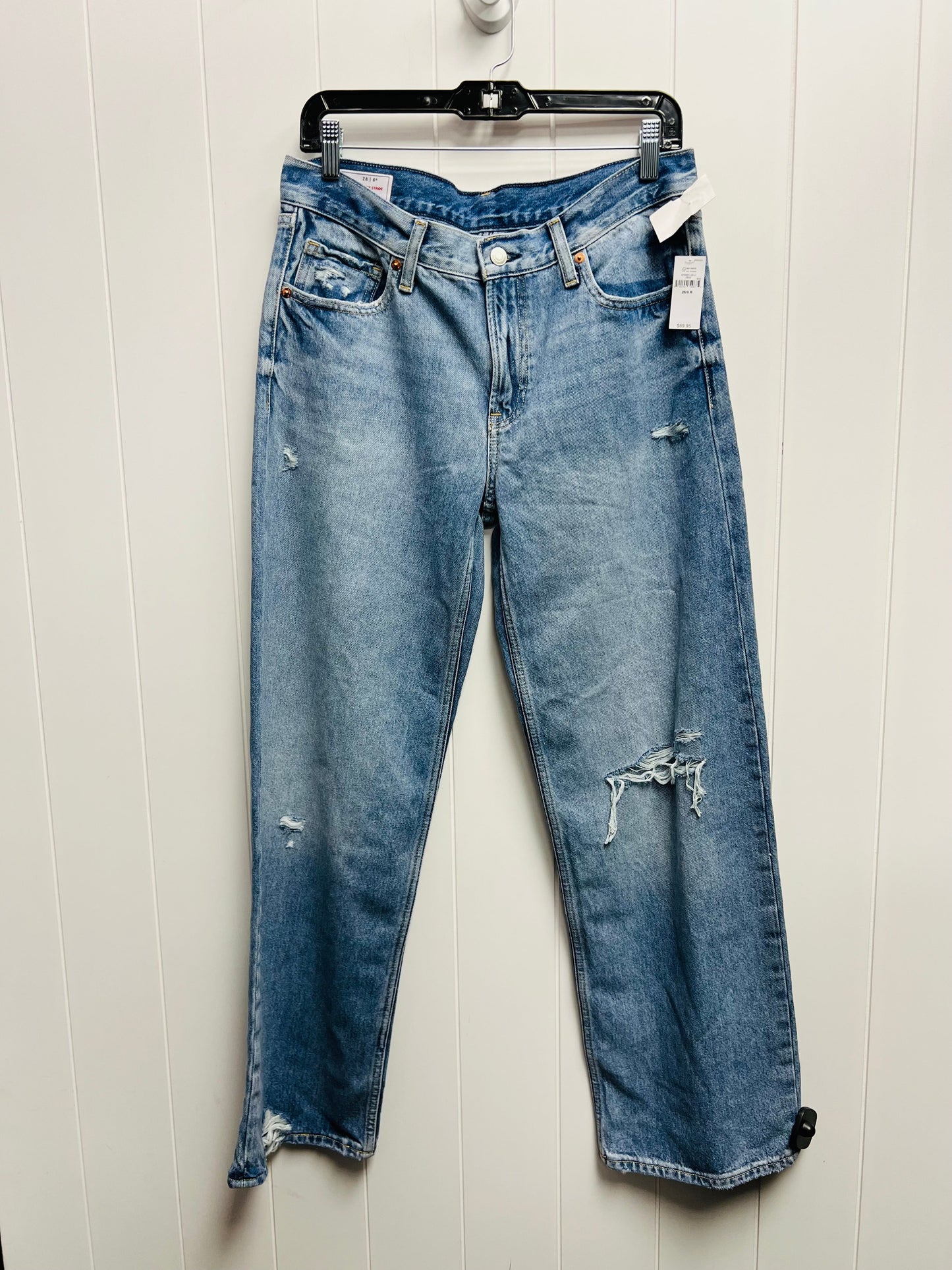 Blue Denim Jeans Boyfriend Gap, Size 6