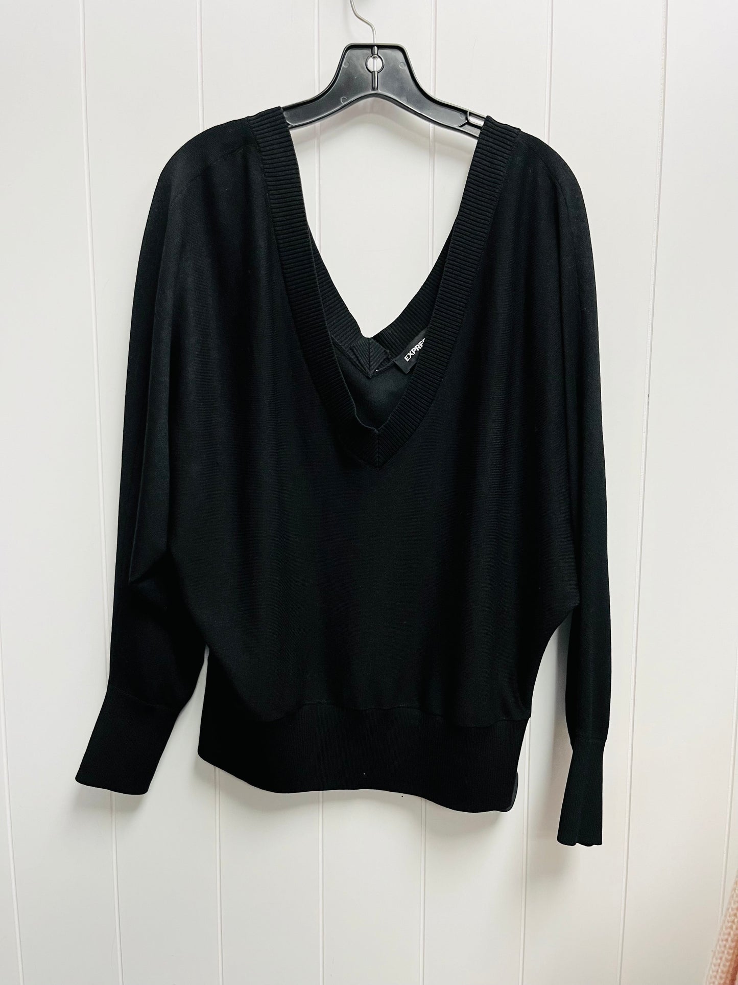 Sweater By Express In Black, Size: M