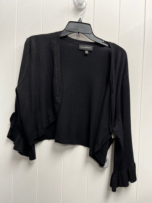 Sweater Cardigan By Lane Bryant In Black, Size: Xl