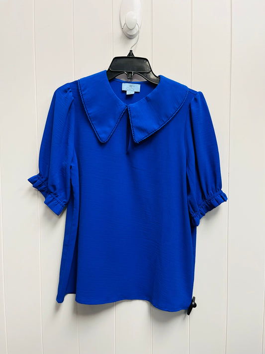 Blue Top Short Sleeve Cece, Size S