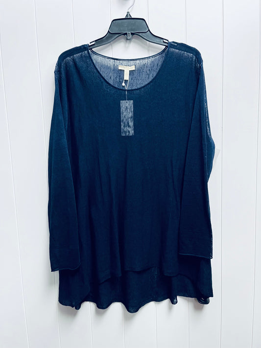 Navy Sweater Eileen Fisher, Size L