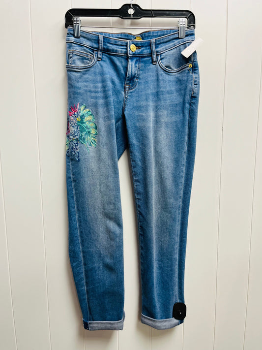 Blue Denim Jeans Straight Tommy Bahama, Size 0